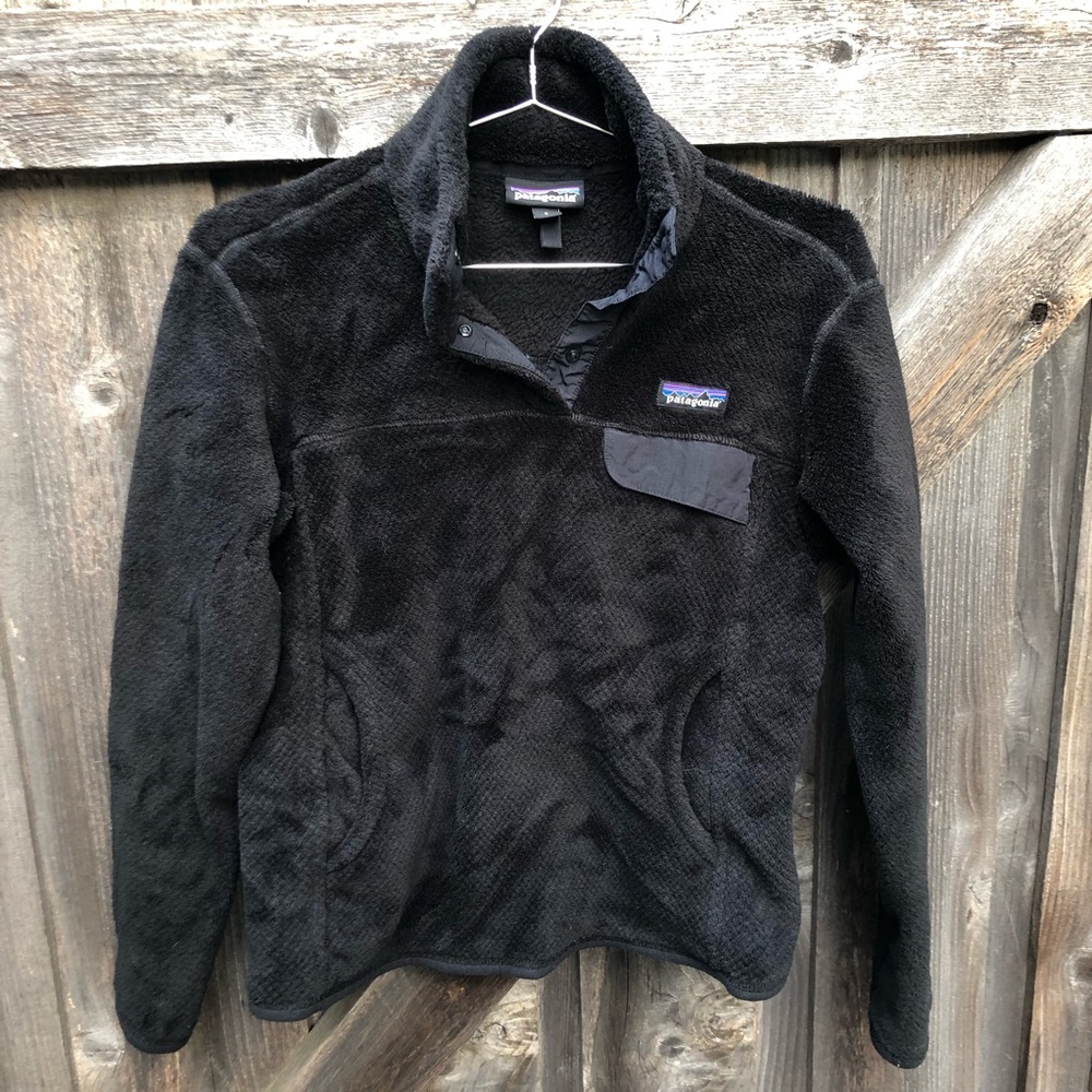 Patagonia Midnight Black Fleece Pullover
